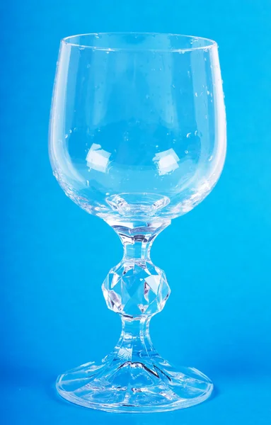 Порожній wineglass — стокове фото
