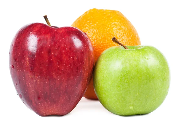 Äpplen och orange — Stockfoto