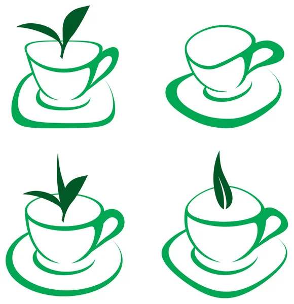Cup-tea — Stock Vector