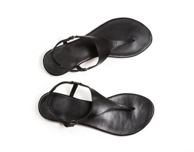 siyah sandalet