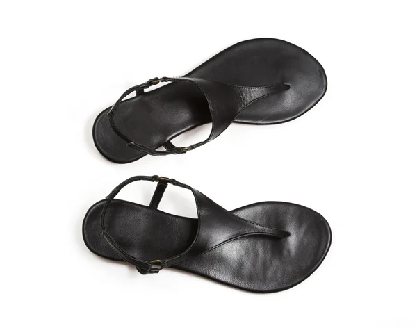 Black sandals — Stock Photo, Image