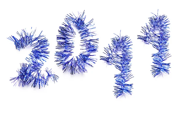 2011 in tinsel — Stock Photo, Image