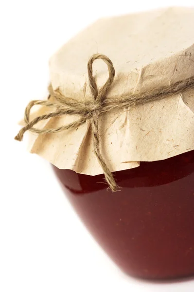 Berry jam jar — Stock Photo, Image