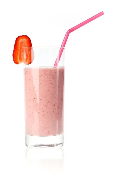 Strawberry milkshake — Stock Photo, Image