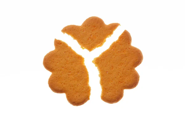 Three pieces cookie — Stock Photo, Image