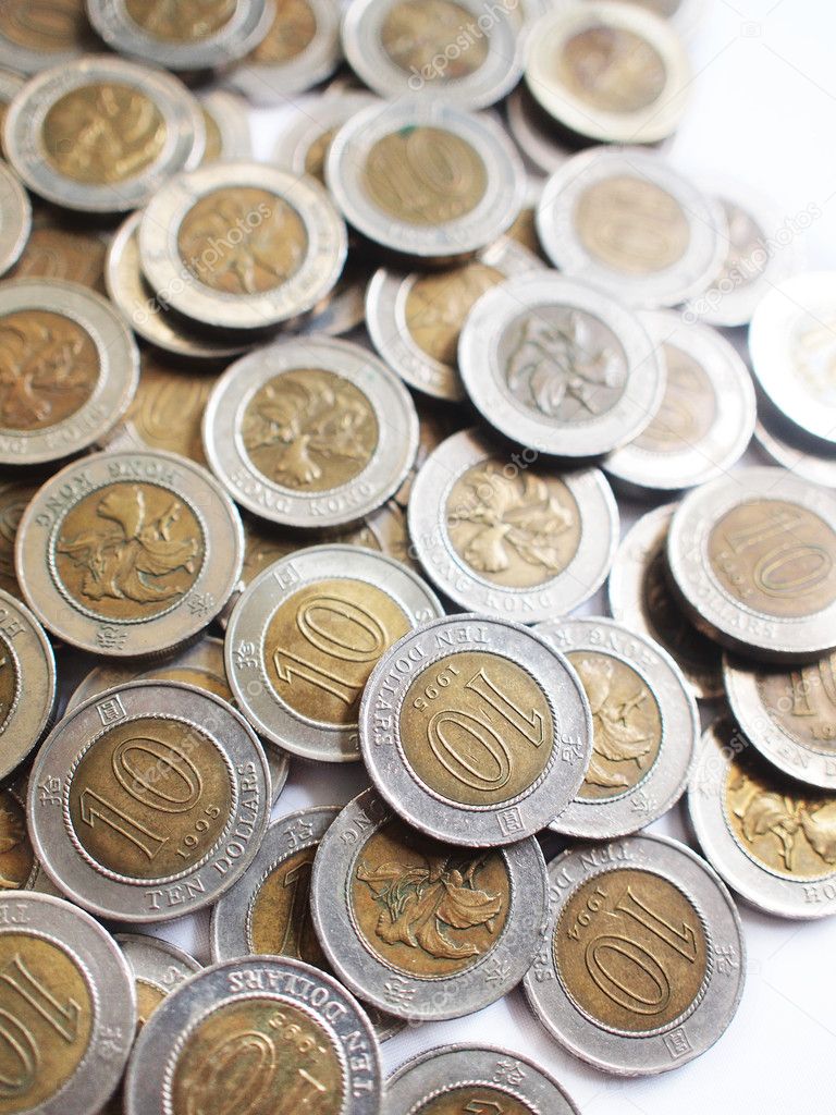 Hong Kong Ten Dollar Coins