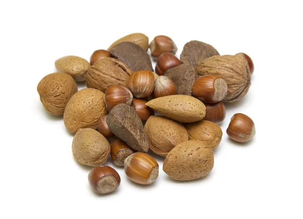 A Selection of nuts — Stock Photo, Image