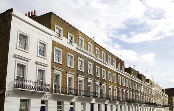 Будинки в Лондоні Найтсбрідж — стокове фото