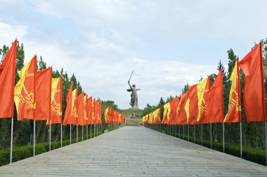 volgograd Mamayev barrow Anıtı