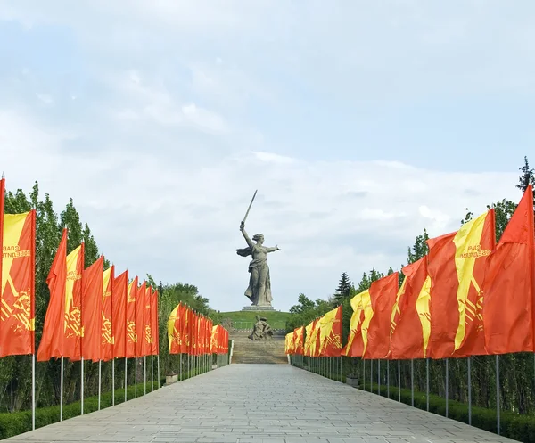 Мамаєв курган меморіалу в Волгоград — стокове фото