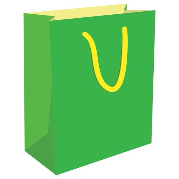 Färgstarka shopping väska — Stock vektor