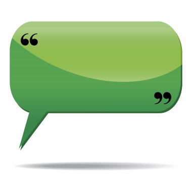 Speech bubble icon isolated over a white background clipart