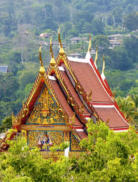 stock image Traditional Thai style architecture