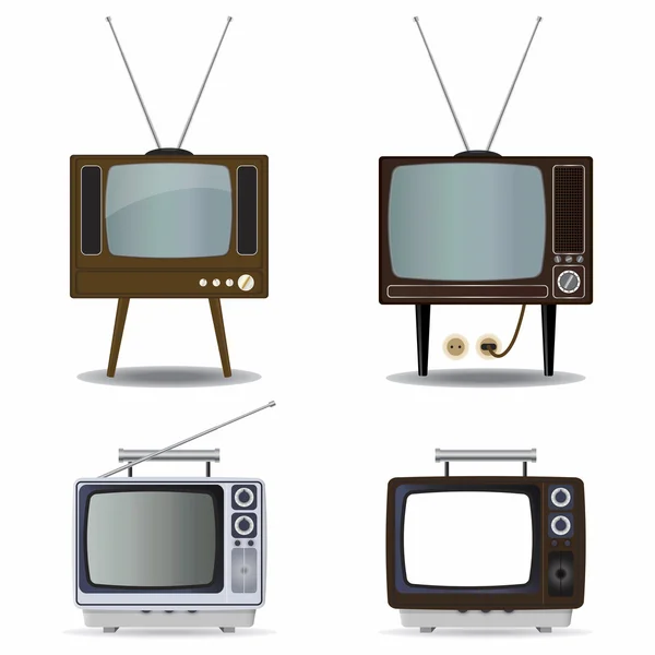 Televisor retrô —  Vetores de Stock