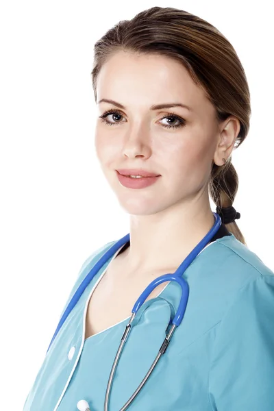 Smiling medical doctor with stethoscope. — Stock Photo, Image