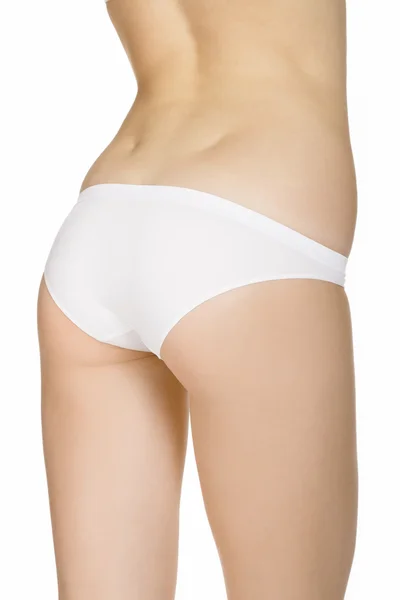 Mooie slanke vrouwelijke lichaam in ondergoed — Stockfoto