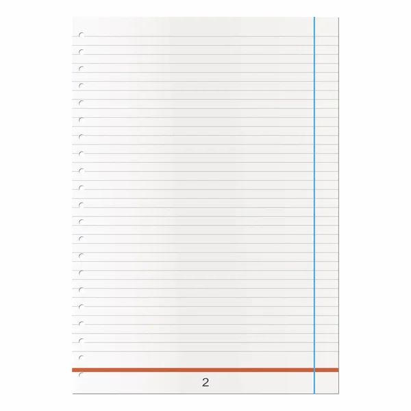 Feuille de papier — Image vectorielle