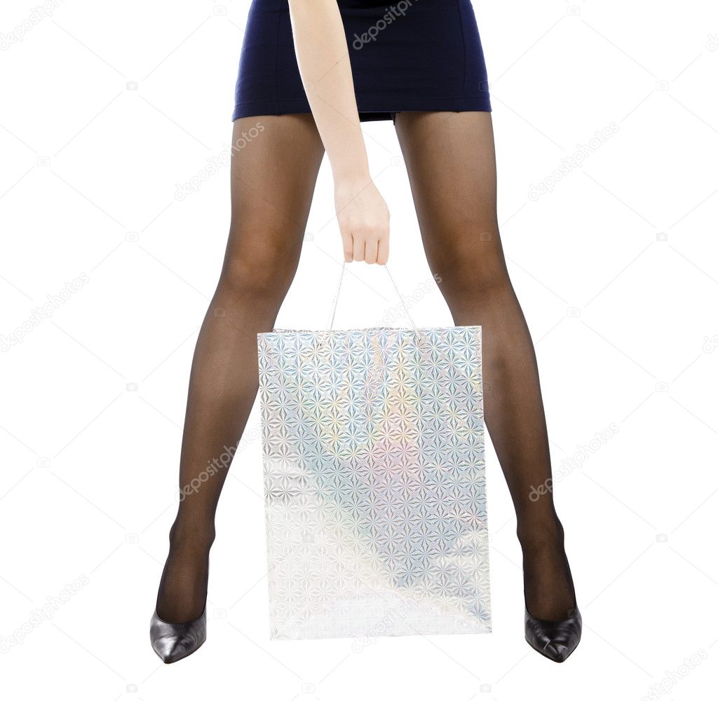 Woman carrying shopping bag