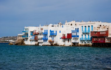 Mykonos bulutlar küçük Venedik