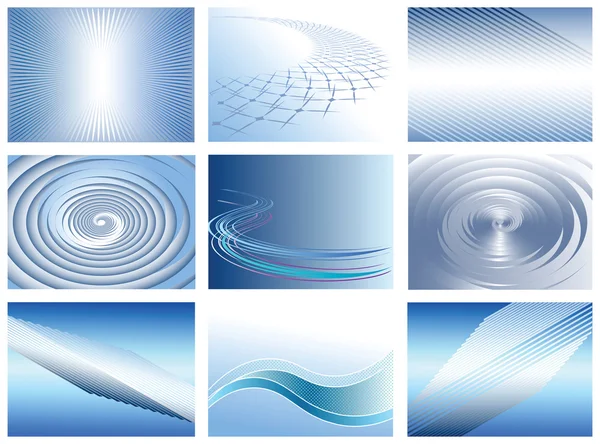 stock vector Abstract backgrounds set.