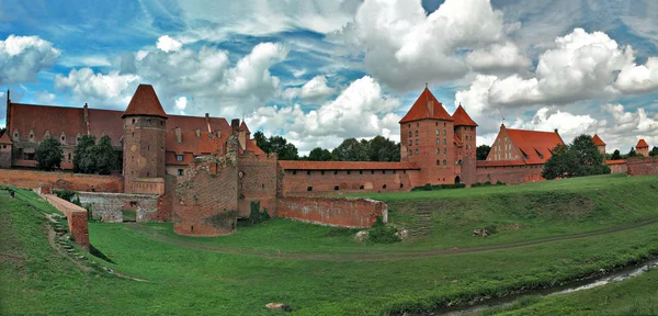 Stary zamek w Malborku - Polska. — Zdjęcie stockowe