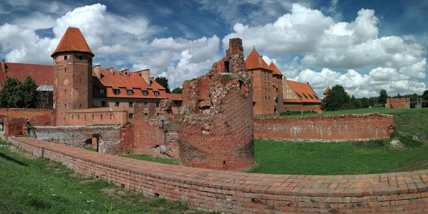Stary zamek w Malborku - Polska. — Zdjęcie stockowe