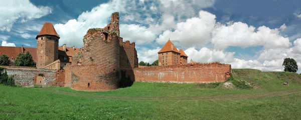 Il vecchio castello di Malbork - Polonia . — Foto Stock
