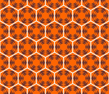 Honeycomb pattern. Seamless design. clipart