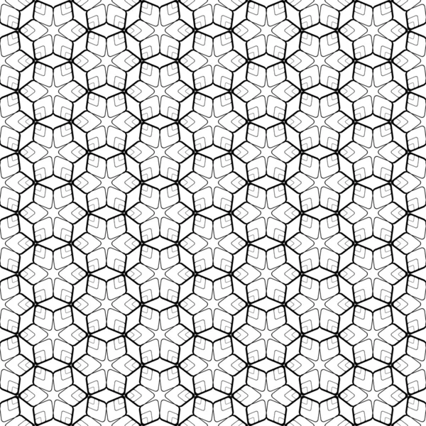 Seamless geometric pattern with hexagonal elements. — Stock Vector
