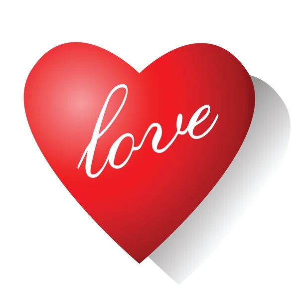 Liefde. Valentijn kaart. — Stockvector