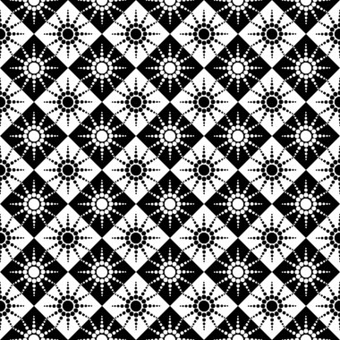 Seamless checked pattern with dots design. clipart