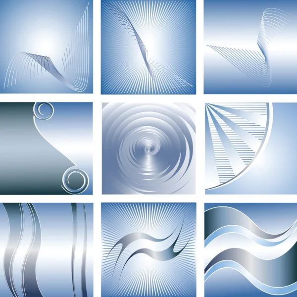 Abstract backgrounds set. — Stock Vector