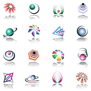 tasarım öğeleri kümesi.