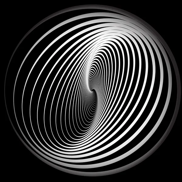 Abstrakt bakgrund med spiral rörelse. — Stock vektor