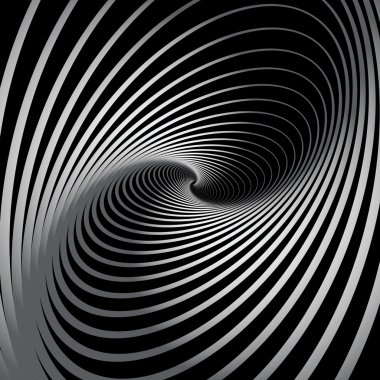 Abstract background with spiral whirl movement. clipart
