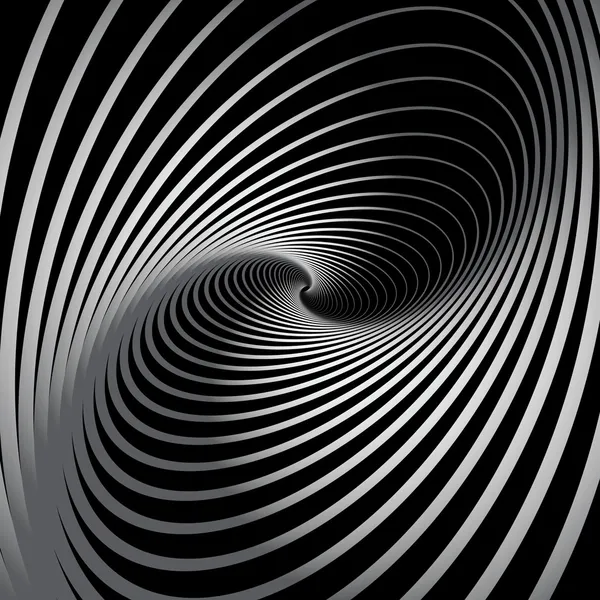 Fond abstrait avec mouvement spirale tourbillon . — Image vectorielle