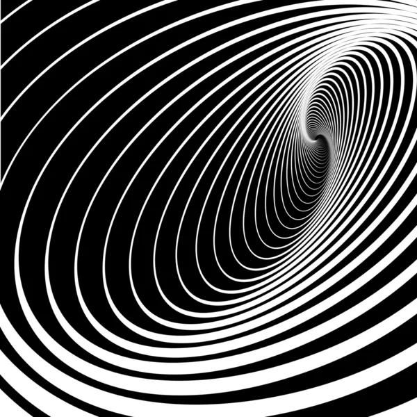 Tourbillon en spirale. Contexte abstrait . — Image vectorielle
