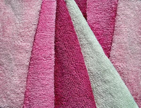 Conjunto de toalhas de microfibra . — Fotografia de Stock