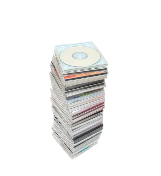 Pila de CD — Foto de Stock