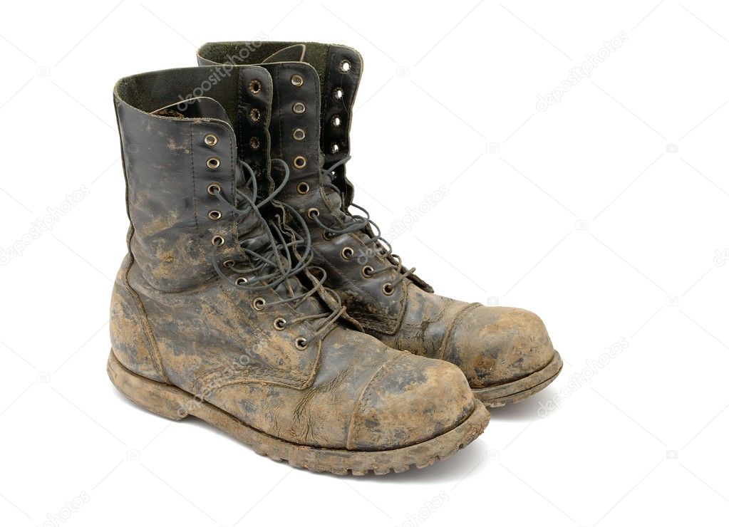 Muddy Boots — Stock Photo © Gudella #4449669