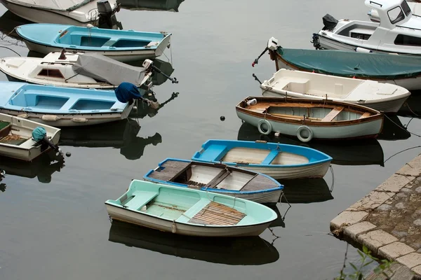 Boats in the see — Stock Photo, Image