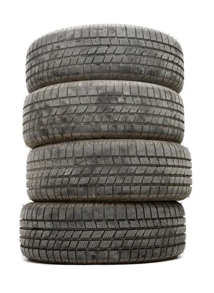 Conjunto de pneus — Fotografia de Stock
