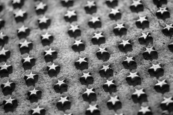 Αστέρια μέταλλο υφή — Φωτογραφία Αρχείου