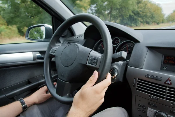 Driving Car Viewed — Stock Photo, Image