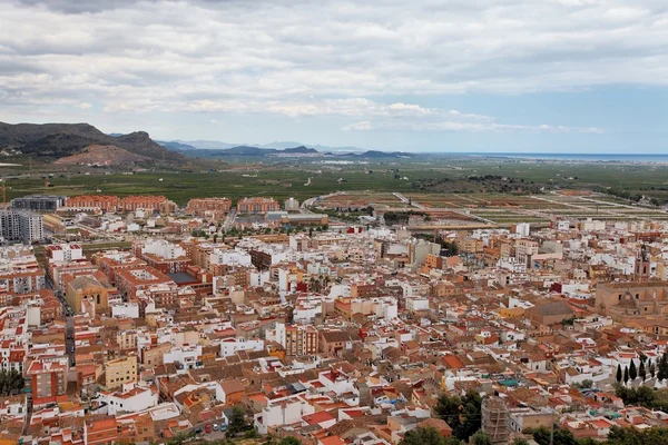 萨贡托 在西班牙的古镇的视图 — 图库照片