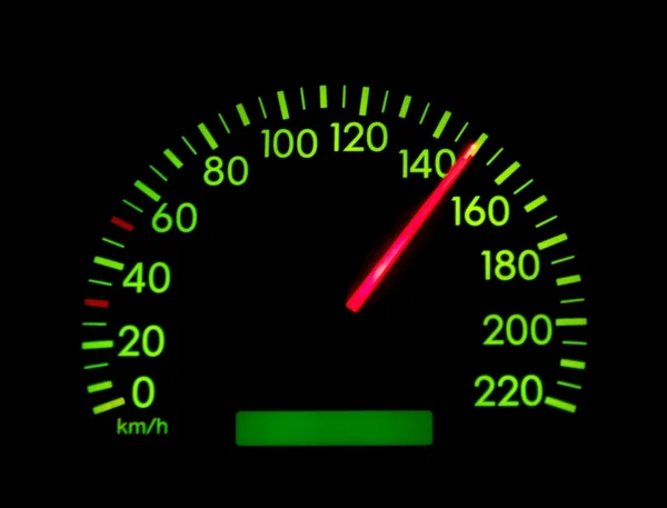 Speedometer Car Showing 150 — Stock Photo, Image