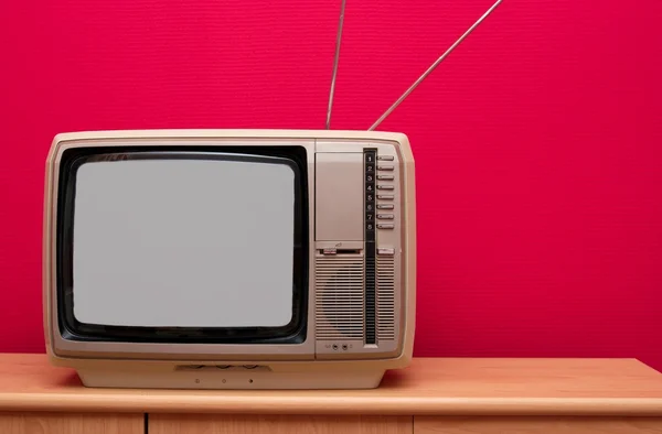 Vanha televisio — kuvapankkivalokuva