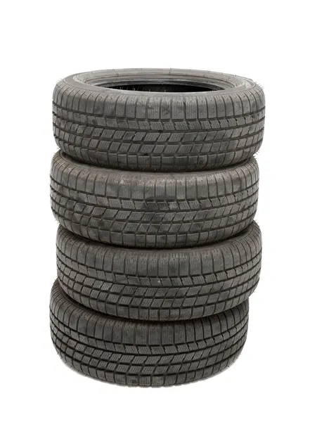 Tyres in a pile — Stock Photo, Image