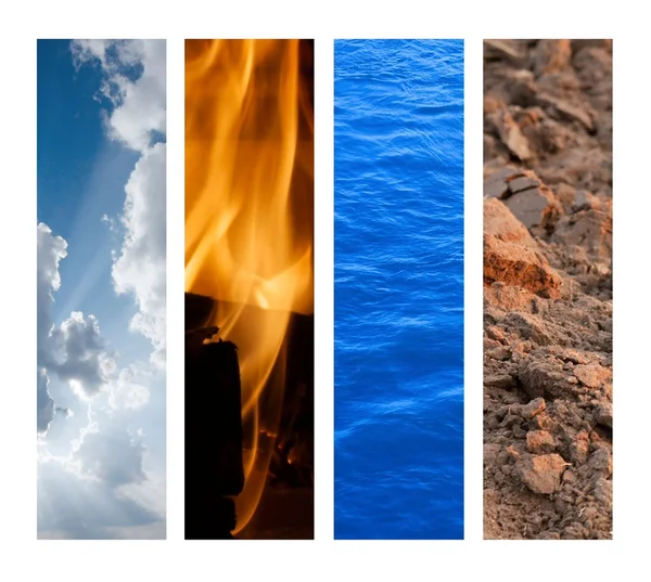 De vier elementen — Stockfoto