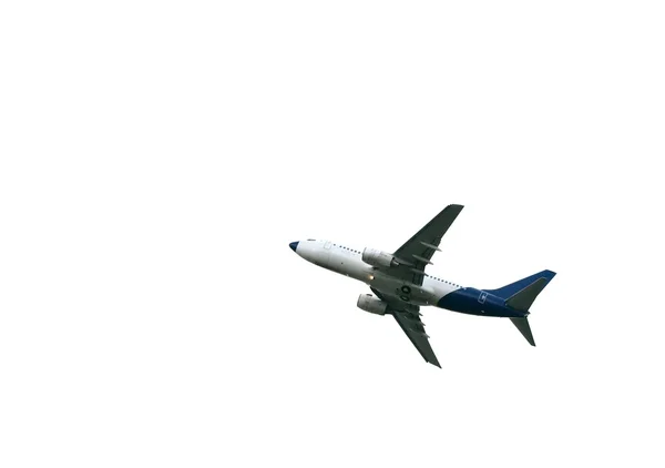 Samolot na białym tle — Zdjęcie stockowe